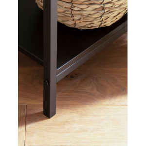 VIENNA modern konzolasztal - 100 cm – fekete