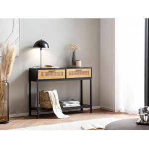 VIENNA modern konzolasztal - 100 cm – fekete