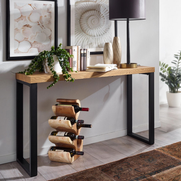 LINEO modern konzolasztal - 120 cm – tölgy