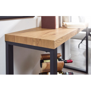 LINEO modern konzolasztal - 120 cm – tölgy