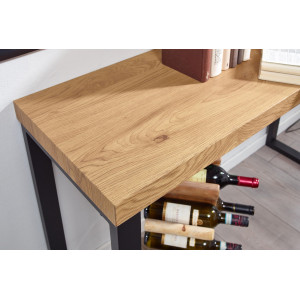 LINEO modern konzolasztal - 120 cm – tölgy
