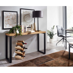 LINEO modern konzolasztal - 120 cm – tölgy