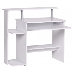DENVER modern számítógépasztal - 94cm - fehér