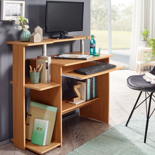 DENVER modern számítógépasztal - 94cm -  bükk