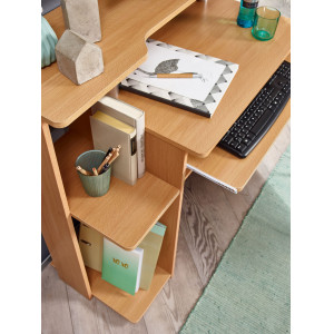 DENVER modern számítógépasztal - 94cm -  bükk