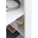 FLEXO modern íróasztal variálható polcrendszerrel - 120cm - fehér