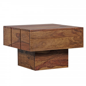 CUBO tömör rózsafa lerakóasztal - 44cm