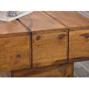 CUBO tömör rózsafa lerakóasztal - 44cm