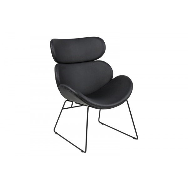 CAZAR design fotel - fekete